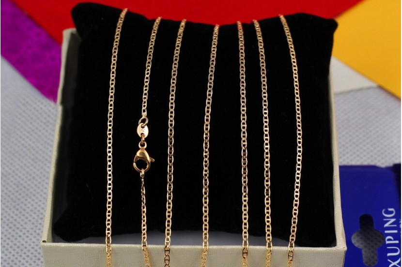 Ланцюг Xuping Jewelry око пантери 45 см 1,5 мм золотистий
