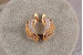 Сережки Xuping Jewelry Афродіта 1.5 см золотисті