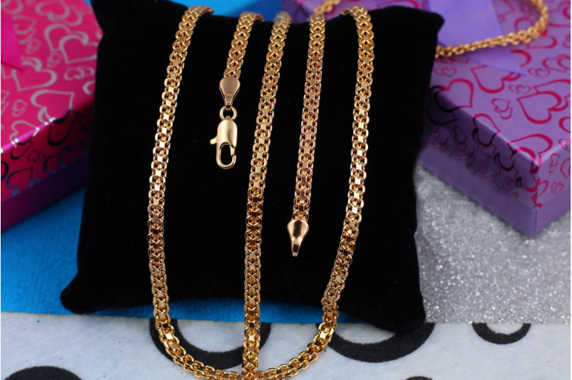 Ланцюг Xuping Jewelry бісмарк 45 см 4 мм золотистий