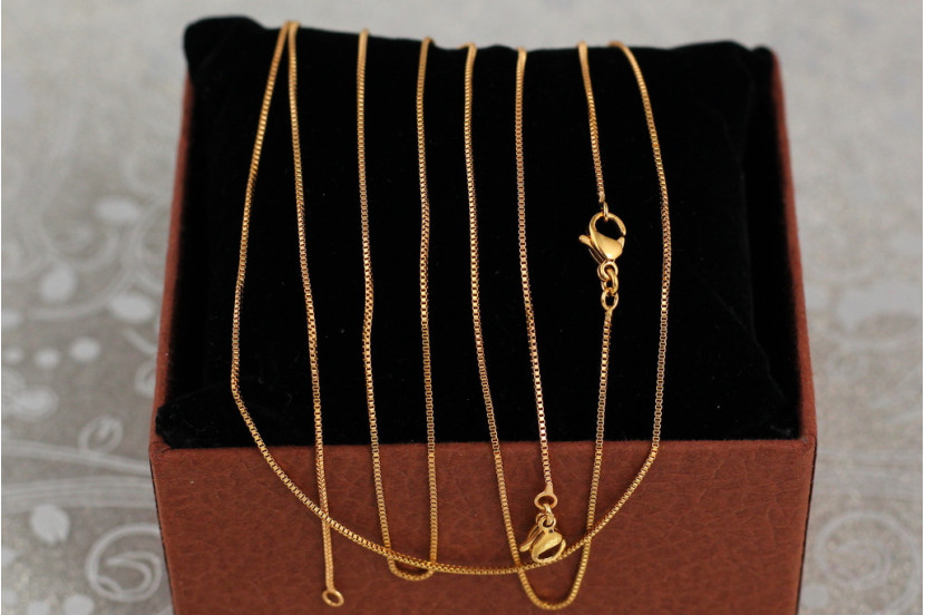Ланцюг Xuping Jewelry венеціанка 50 см 0.8 мм золотистий