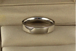 Обручне кільце Xuping Jewelry американка 4 мм 17 сріблясте
