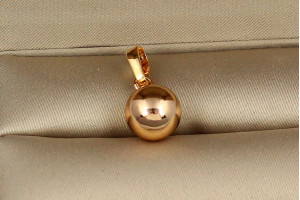 Кулон Xuping Jewelry кулька 10 мм золотистий