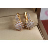 Сережки Xuping Jewelry снігова королева 1.9 см золотисті
