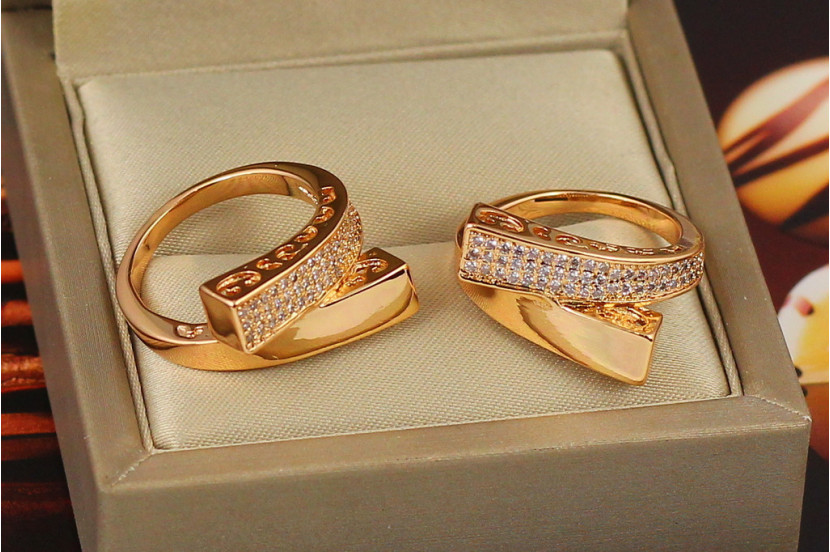 Кільце Xuping Jewelry єднання р 16 золотисте
