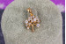 Кулон Xuping Jewelry дерево з білими каменями 1.5 см золотистий