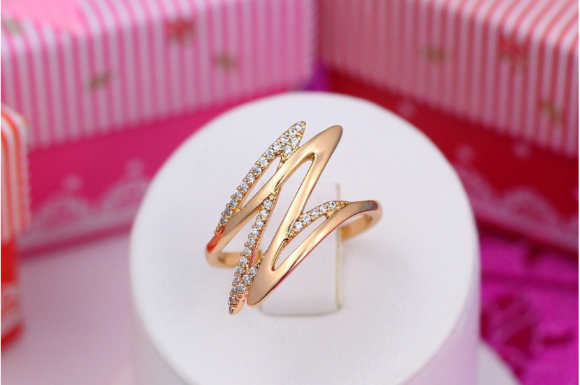 Кільце Xuping Jewelry блискавка р 17 золотисте