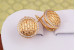 Сережки Xuping Jewelry ґудзики 1.5 см золотисті
