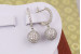 Сережки Xuping Jewelry дискотека 2.8 см сріблясті