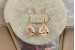 Сережки Xuping Jewelry тріада 2.5 см золотисті
