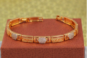 Браслет Xuping Jewelry амазонка 19.5 см 7 мм золотистий