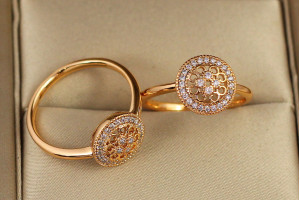 Кільце Xuping Jewelry Прованс р 16 золотисте