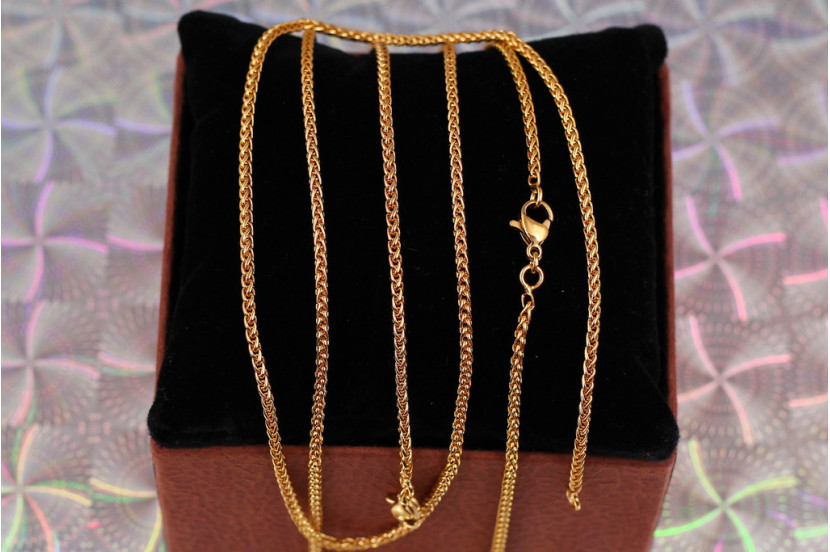 Ланцюг Xuping Jewelry колос 60 см 2 мм золотистий