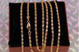 Цепь Xuping Jewelry рівлик 45 см 3 мм золотистий