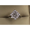 Кільце Xuping Jewelry ромб р 16 сріблясте