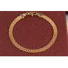 Браслет Xuping Jewelry новий бісмарк 17 см 4 мм золотистий