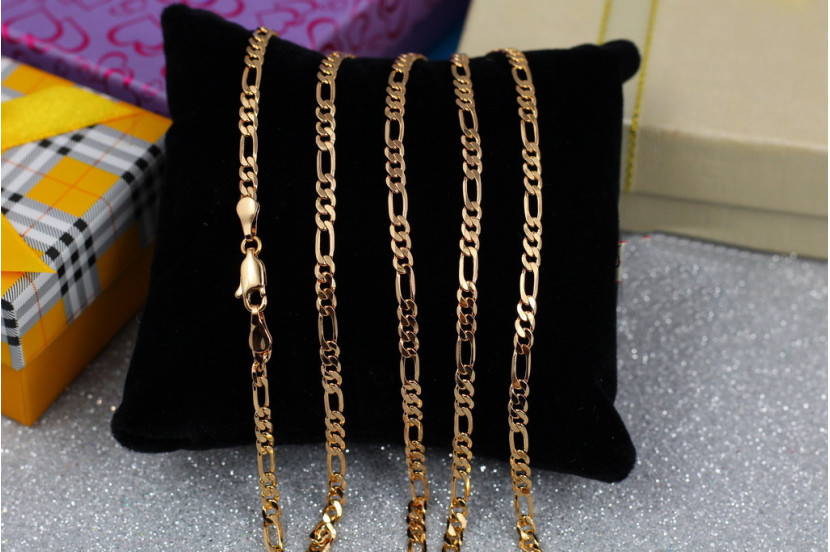 Ланцюг Xuping Jewelry фігаро 60 см 3 мм золотистий