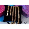 Ланцюг Xuping Jewelry бісмарк 50 см 5 мм золотистий