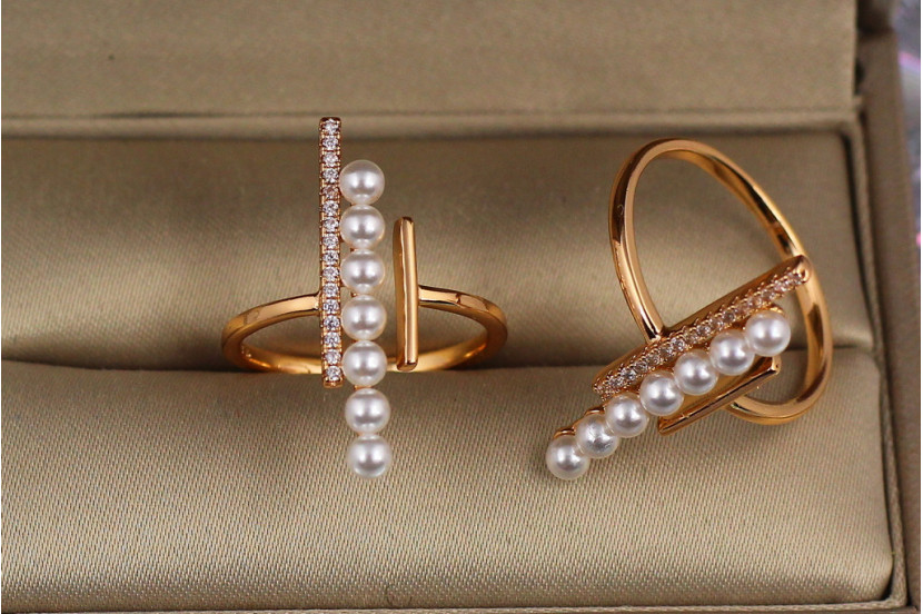 Кільце Xuping Jewelry три дороги р 18+ золотисте