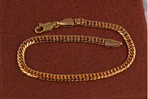 Браслет Xuping Jewelry кобра 20 см 4 мм золотистий