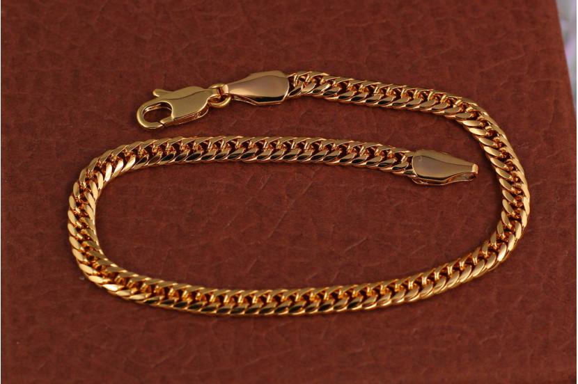 Браслет Xuping Jewelry кобра 20 см 4 мм золотистий
