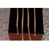 Ланцюг Xuping Jewelry Снейк з гранкою 55 см 3 мм золотистий