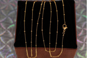 Цепь Xuping Jewelry з дрібними кульками 35 см золотистий