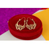 Сережки коромислу Xuping Jewelry Маритана 3.3 см золотисті