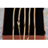 Ланцюг Xuping Jewelry снейк 50 см 2,5 мм золототистий