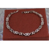 Браслет Xuping Jewelry любов для двох 17 см 5 мм сріблястий