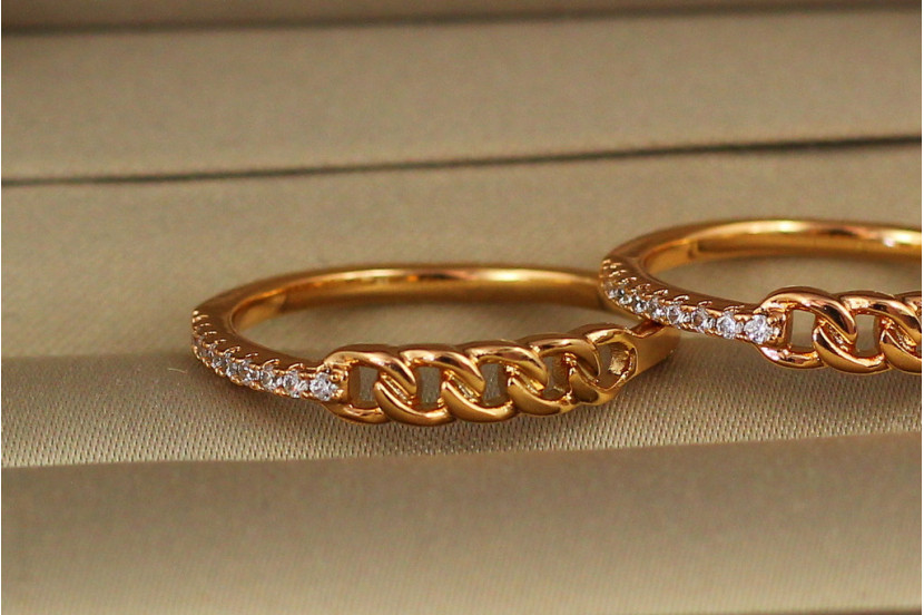 Кільце Xuping Jewelry спокуса р 18 золотисте