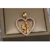 Кулон Xuping Jewelry негасне кохання 2 см золотистий