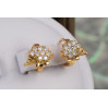 Сережки дитячі Xuping Jewelry їжачки 10 мм золотисті