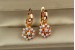 Сережки Xuping Jewelry весняна квітка 2.1 см золотисті