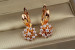 Сережки Xuping Jewelry весняна квітка 2.1 см золотисті
