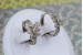 Сережки Xuping Jewelry політ метелика 2.4 см сріблясті