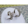 Сережки Xuping Jewelry політ метелика 2.4 см сріблясті