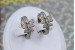 Сережки Xuping Jewelry політ метелика 2.4 см сріблясті