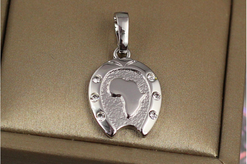 Кулон Xuping Jewelry підковка 1.8 см сріблястий