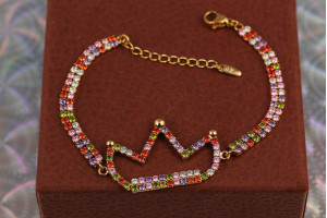 Браслет Xuping Jewelry вогні небоскребів 17 см золотистий
