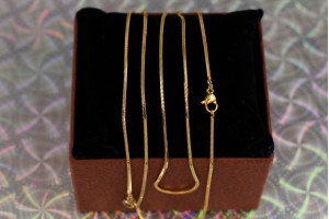 Цепь Xuping Jewelry квадратний жгут 45 см 1,7 мм золотистий