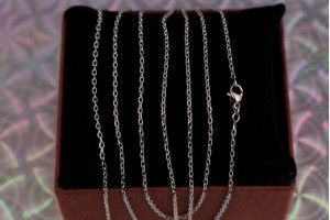 Цепь Xuping Jewelry якірний 60 см 2 мм сріблястий Цепь Xuping Jewelry якірний 60 см 2 мм сріблястий