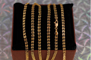 Цепь Xuping Jewelry муза 60 см 4 мм золотистий