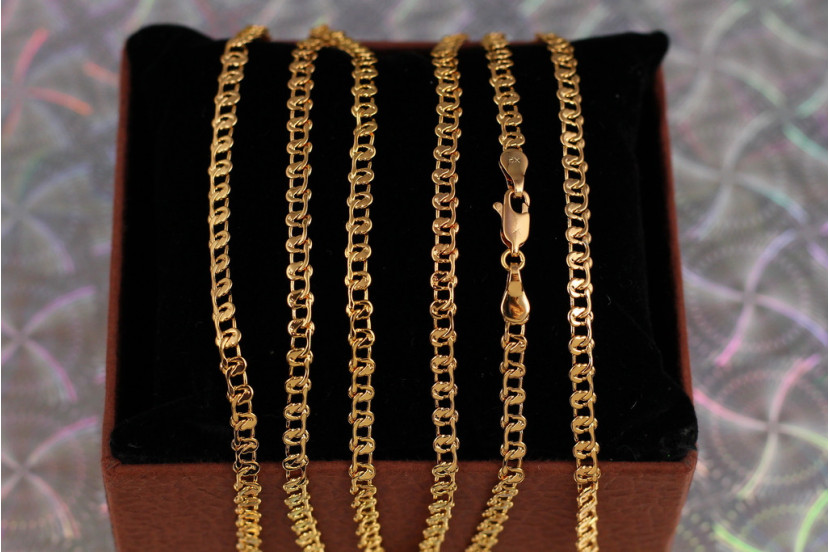Ланцюг Xuping Jewelry муза 60 см 4 мм золототистий