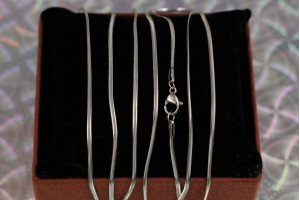 Цепь Xuping Jewelry снейк 60 см 1,5 мм сріблястий