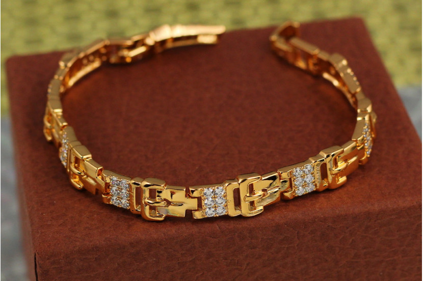 Браслет Xuping Jewelry Фібула 19 см 8 мм золотистий