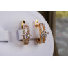 Сережки Xuping Jewelry дриада 1.5 см золотисті