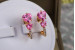 Сережки Xuping Jewelry шафран 2.1 см золотисті