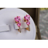 Сережки Xuping Jewelry шафран 2.1 см золотисті