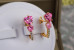 Сережки Xuping Jewelry шафран 2.1 см золотисті