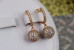 Сережки Xuping Jewelry дискотека 2.8 см золотисті